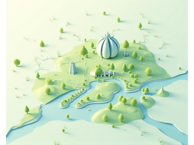 Stylized map of Austin with green pins highlighting community involvement